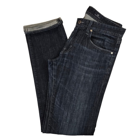 AG Adriano Goldschmied Men's The Matchbox Slim Straight Jeans Size 31X33 READ - Picture 1 of 12